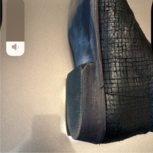 Free People Black Open-Toe Leather Sandals - Picture 8 of 13